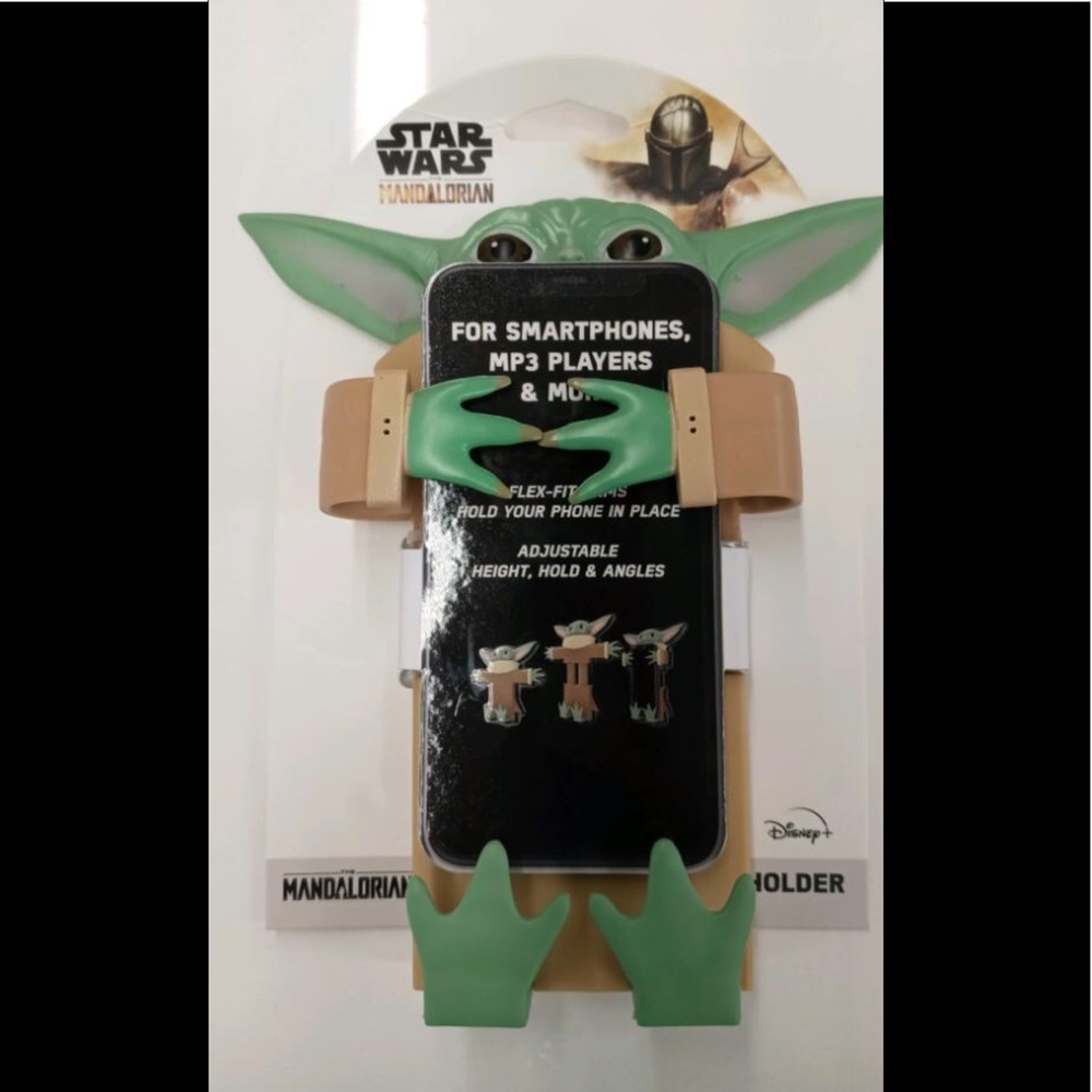 🎄Stocking Stuffer🎅Mandalorian Baby Yoda Phone Holder/Stand - Picture 3 of 3